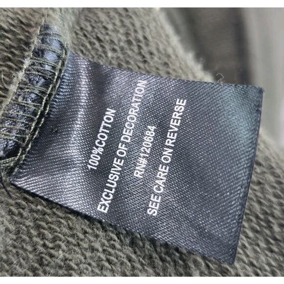 Torrid Jacket Womens 4 4X Green Renaissance Military Army Sweatshirt Zip - Picture 10 of 12